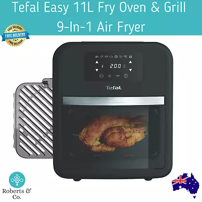 Tefal Easy 11L Fry Oven & Grill 9-In-1 Air Fryer Grill Rotisserie Dehydrator • $359.94