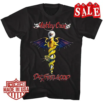 Motley Crue Dr Feelgood Album Men's T-Shirt AA9264 • $18.95