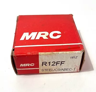 MRC R12FF Steel/CO/ABEC-1 Ball Bearings • $11