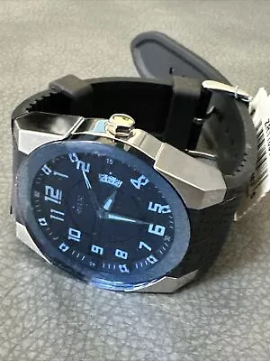 Wristwatch Relic By Fossil Men's Jake ZR11861 Analog-Quartz Silicone Strap Black • $35