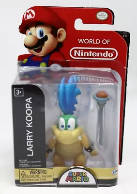 SUPER MARIO Larry Koopa 2.5 Inch Action Figure - 38630-4L-RF1 - NEW - See Desc. • $13.95