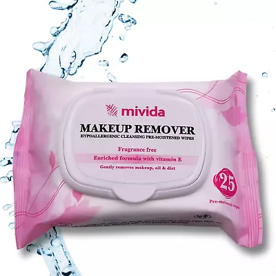 Hypoallergenic Makeup Remover Wipes | Facial Cleansing Make Up Remover Face Wipe • $11.99