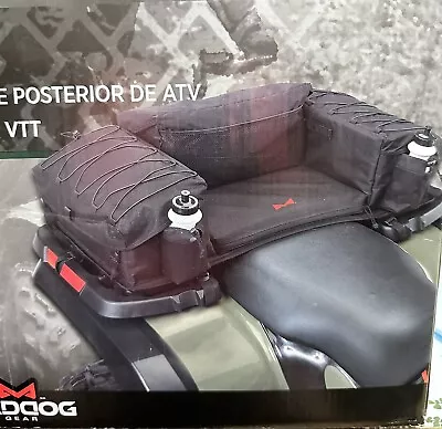 Coleman ATV 4 Wheeler Rear Padded Bottom Bag Extra Seat Storage Bag Cup Holder • $120