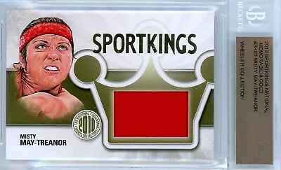 2010 Sportking National Convention Gold 1/1 #sk63 Misty May-treanor Bgs Sealed • $449