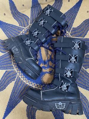 £200 • Buy Mad Fish New Rock Platform Boots