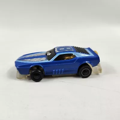 Vintage Tyco Blue And Silver Ford Mustang No.8 Slotcar Working • $19.95