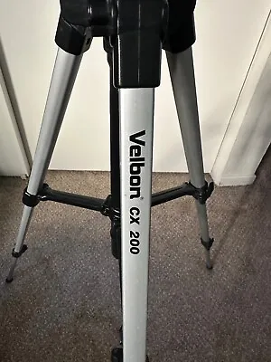 Velbon Lightweight Photo/Video Tripod CX-200 Aluminum-(17.2  Expands To 45.1 ) • $20