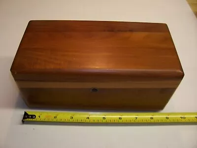 Vintage Lane Miniature Salesman Sample Cedar Chest Jewelry Box No Key- Robbins  • $10