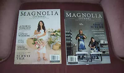 2 MAGNOLIA Journal Magazines Issue #2 Spring  And #4 Fall  -  2017 • $19