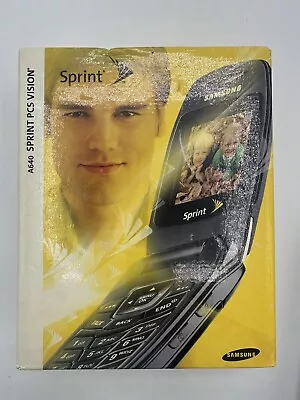 Samsung SPH A640 - Black (Sprint) Cellular Flip Phone NIB - WORKS • $39.99