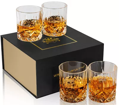 KANARS Whiskey Glasses Set Of 4 Old Fashioned Cocktail Scotch Tumbler Cups 10 Oz • $35.99