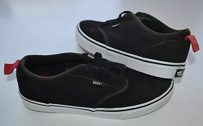 VANS Authentic Mens US Size 7 Black Textile SNEAKERS Shoes UK 6 EUR 39 • $25