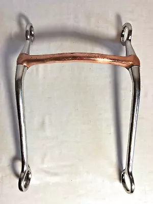 5” Copper Mouth Mullen Curb Western Horse Bit Used Horse Tack • $25