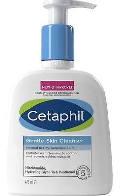 Cetaphil Gentle Skin Cleanser BIG 473ml - Soap & Fragrance FREE & FAST DELIVERY* • £21.99