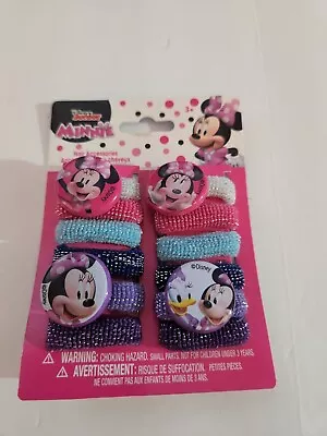 MINNIE MOUSE Hair Accessories HAIR TIES For Girls 12 Pieces New • $7.70