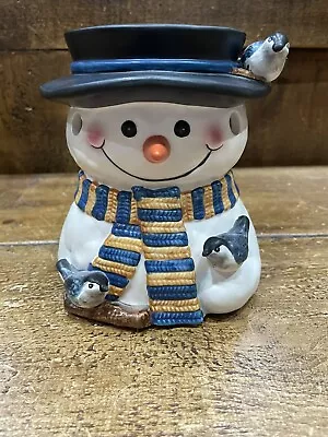Yankee Candle Snowman Wax Melt Burner Rare And Very Cute • £15