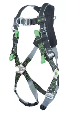 Miller Revolution DualTech Harness With Front D-Ring Quick-Connect Leg Strap UBK • $250