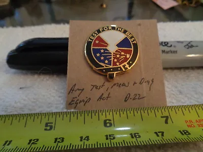 Army Test Measurment & Diagnostic Equipment Act Unit Crest DI DUI (DRAW#71) • $3.39