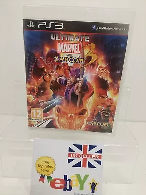 Ultimate Marvel Vs Capcom 3 Sony Playstation 3 Game With Manual Clean Disc • £22.99