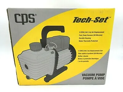 $84.99 • Buy CPS Tech-Set 5 CFM Single-Stage 220-240 Volt Vacuum Pump 144l/m TAVP144SE *NEW*