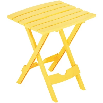 $38.84 • Buy Adams Quik-Fold Yellow Rectangular Resin Folding Side Table