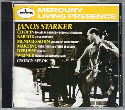 Janos STARKER CHOPIN DEBUSSY Cello Sonata MARTINU BARTOK Mercury Living Presence • £43.26
