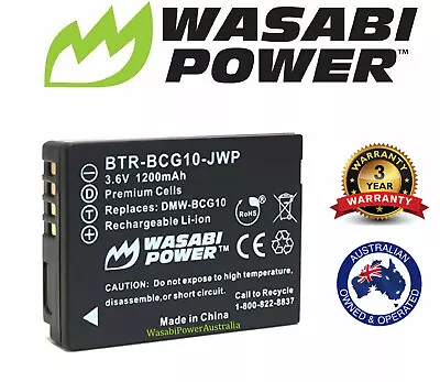 Wasabi Power Battery For Panasonic DMW-BCG10 DMW-BCG10E DMW-BCG10PP • $32.50