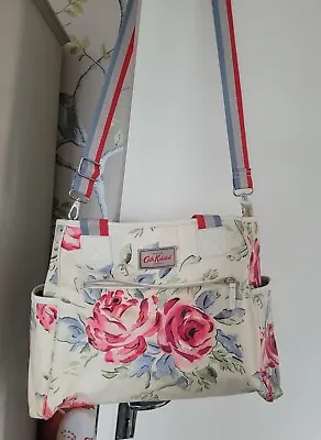 £12.50 • Buy Cath Kidston Cream Flower Nappy Bag Baby Bottle Carrier Infant Designer Roses