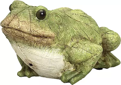 - Frog Motion Sensor And Detector Statue - Animal Gardening Gifts - Weather Resi • $40.55