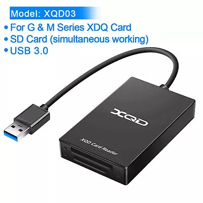 $32.99 • Buy XQD Card Reader SD Adapter USB-C USB 3.0 Port For Sony M / G Series