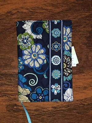 Vera Bradley MOD FLORAL BLUE BOOKCOVER Cotton Small Paperback Book Bible NWT • $24.50