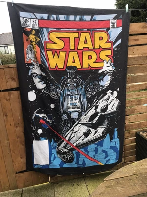 £9.95 • Buy Star Wars Bedding Single Comic Book Darth Vader