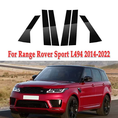 Glossy Black Pillar Post Window Door Trim Fits Range Rover Sport L494 2014-2022 • $26.49