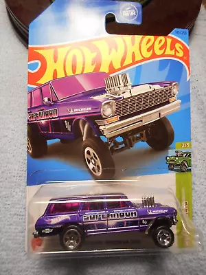 2023 Hot Wheels 64 Nova Wagon Gasser Purple Case H • $2.25