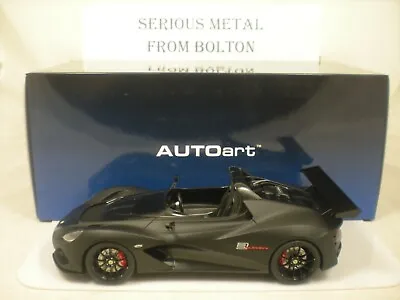 Autoart 75391 Lotus 3  Eleven Roadster Matt Black 1:18 Scale • £89