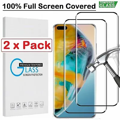Tempered Glass Screen Protector Film For Huawei Huawei P40 P30 Pro Lite P20 Mate • £3.99