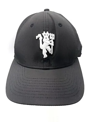 New Era Manchester United Fred The Red Devil 9fifty Black Baseball Cap Hat Adult • £8.40