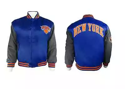 New York Knicks Majestic Men's Snap-Up Jacket • $59.99