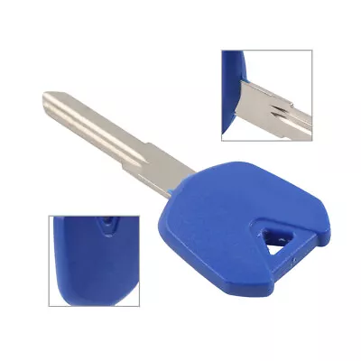 Uncut Blade Blank Key For Kawasaki NINJA250 300 ZX300R EX300 ER-6N ZZR250 Blue • $8.15