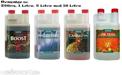 £13.64 • Buy Canna Additive Full Range Boost Rhizotonic Cannazym PK13/14 250ml 1 Litre 5L 10L
