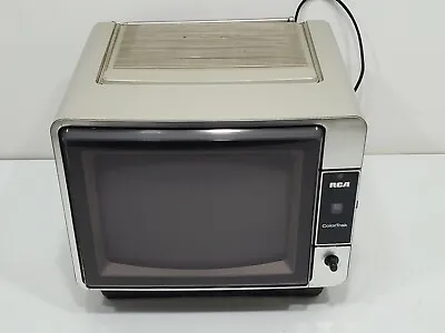 1983 9  RCA ColorTrak Cube TV Portable Video Gaming TV  Model EJR 295S • $74.96