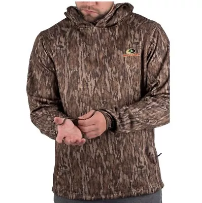 Mossy Oak Men's Camo Hunting Performance Hoodie Pullover Sweatshirt L • $11.58