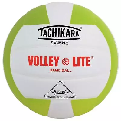 Tachikara Volley-Lite Training Volleyball Lime Green/White  • $52.06