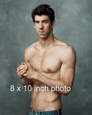  MICHAEL PHELPS Olympic Swimmer STUDIO Shirtless Beefcake Celebrity Photo (190) • $14.99