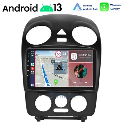 9  Android 13 For VW Beetle 2004-2010 GPS Navi Car Stereo Radio Apple Carplay BT • $135.99