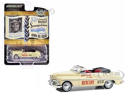 1950 Mercury Monterey Convertible  Official Pace Car  1/64 By Greenlight 30434 • $7.99