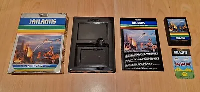 Intellivision Atlantis Game - Authentic - 1982 Imagic Video Game • £4.95