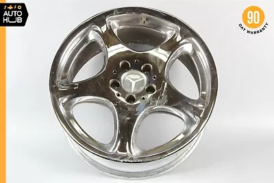 Mercedes W220 S430 S500 CL500 8 X R18 18  Wheel Rim 2204010302 Chrome OEM • $124.50