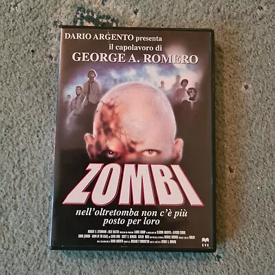 RARE Italian Import ZOMBI - DAWN OF THE DEAD - DVD REGION 2 PLAYS ENGLISH 1992 • £12.99