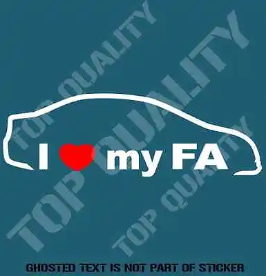 $5.50 • Buy I Love My Fa Decal Sticker To Suit Honda Jdm Rally Drift Decals Stickers